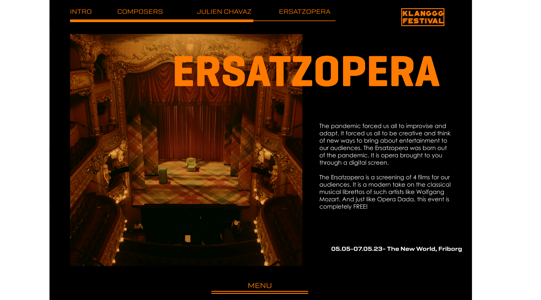 page describing the ersatzopera