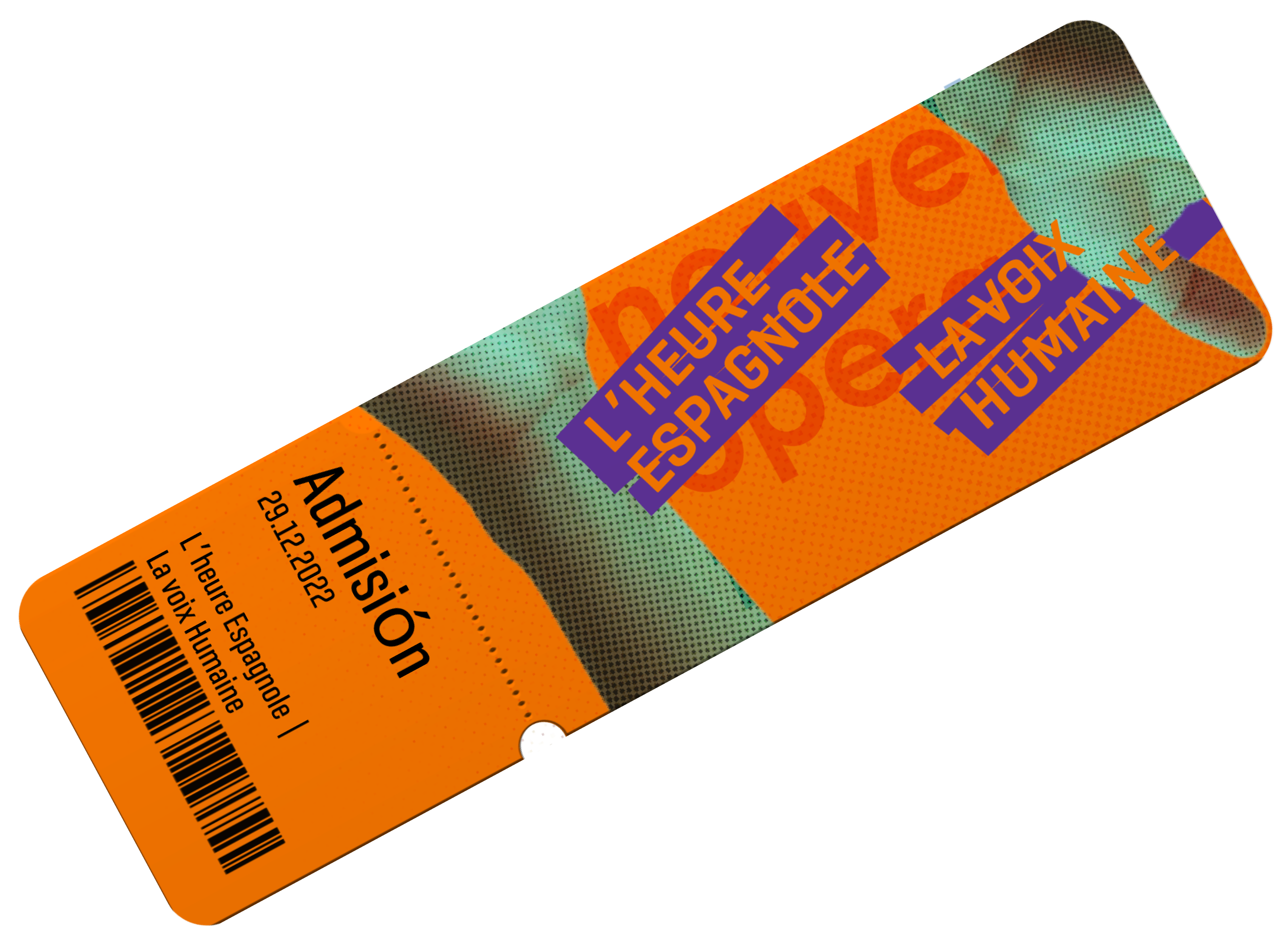 Picture of a ticket promoting the klang festival